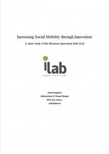 Increasing Social Mobility through Innovation